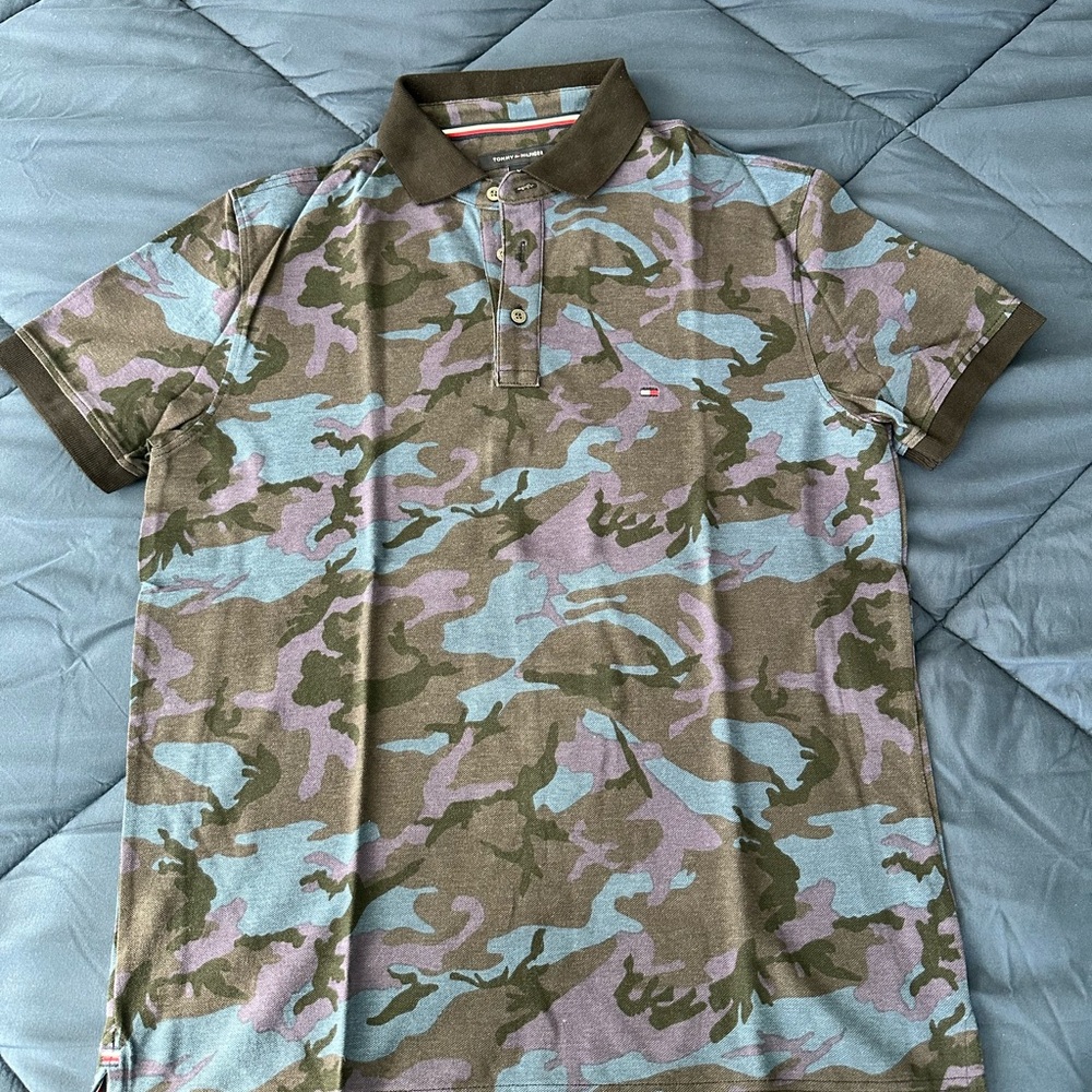 Tommy Hilfiger Camouflage Polo Shirt